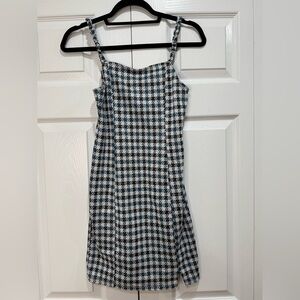 Mini Houndstooth Dress